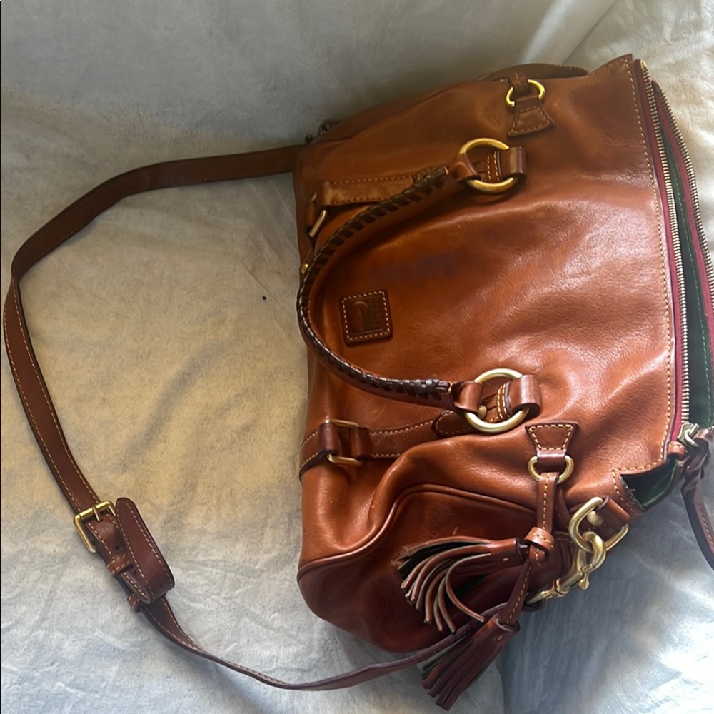 Brown Leather Shoulder Bag